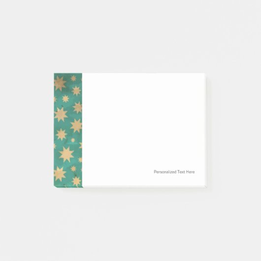 Sternmuster Post-it Klebezettel (Vorderseite)