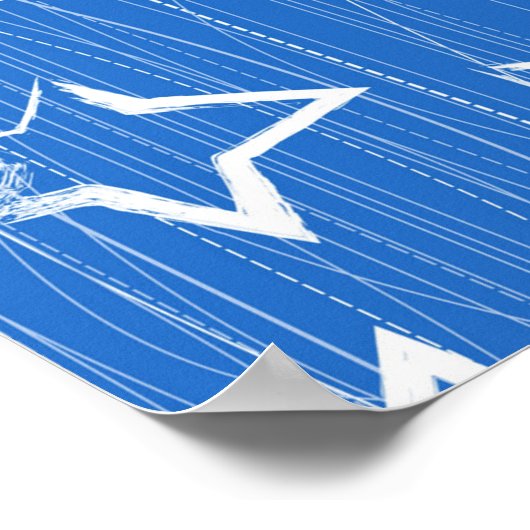 Sternmuster Poster (Ecke)