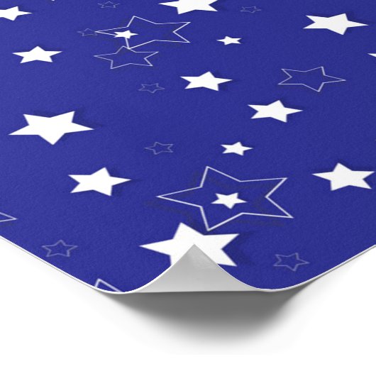 Sternmuster Poster (Ecke)