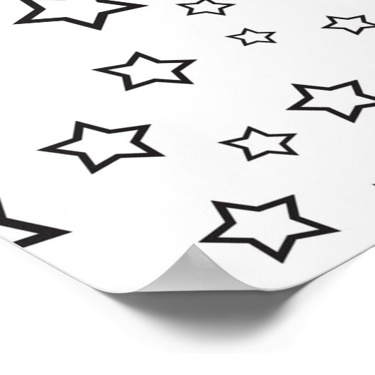 Sternmuster Poster (Ecke)