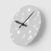 Sternmuster Runde Wanduhr (Winkel)