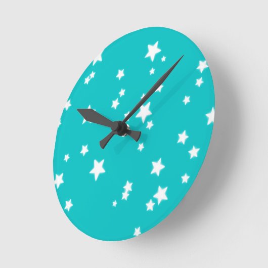 Sternmuster Runde Wanduhr (Winkel)