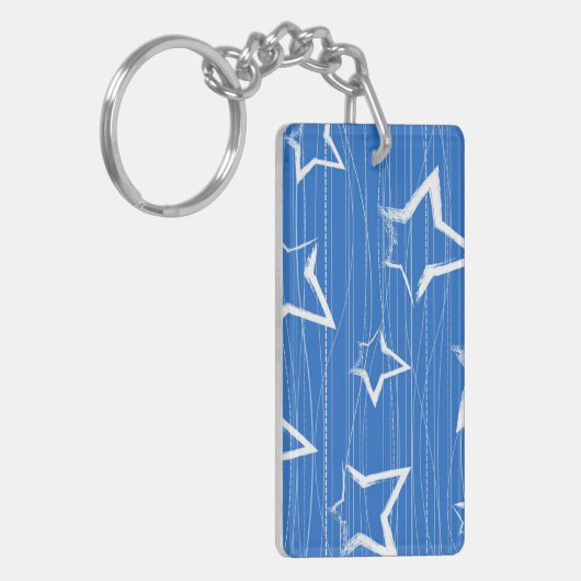 Sternmuster Schlüsselanhänger (Vorderseite links)