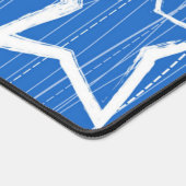 Sternmuster Schreibtischunterlage (Ecke)