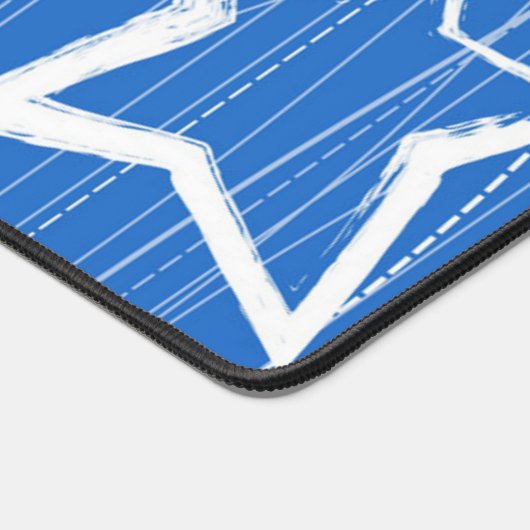 Sternmuster Schreibtischunterlage (Ecke)