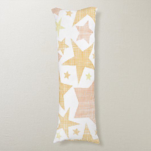 Sternmuster Seitenschläferkissen (Vorderseite Vertikal)