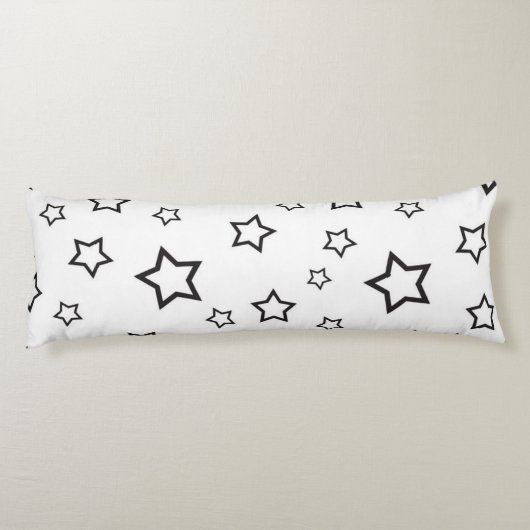 Sternmuster Seitenschläferkissen (Rückseite)