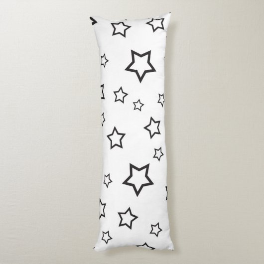 Sternmuster Seitenschläferkissen (Rückseite (Vertikal))