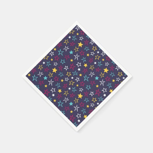 Sternmuster Serviette (Ecke)