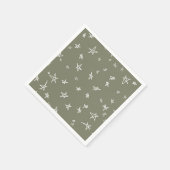 Sternmuster Serviette (Ecke)
