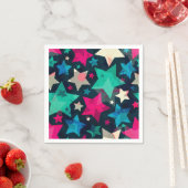 Sternmuster Serviette (Beispiel)