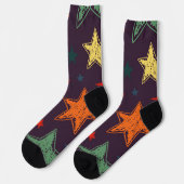Sternmuster Socken (Linkes Detail)