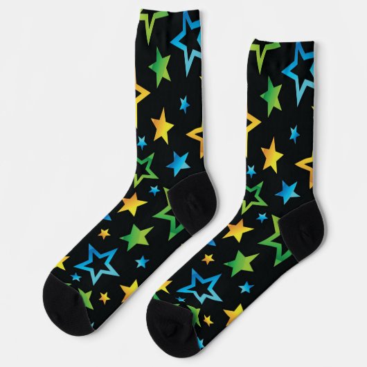 Sternmuster Socken (Linkes Detail)