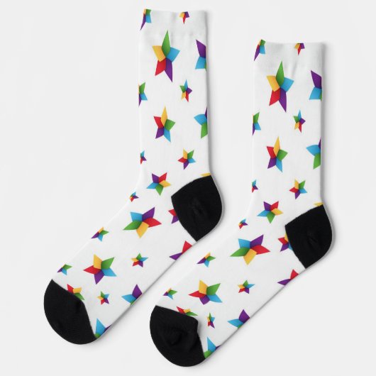 Sternmuster Socken (Linkes Detail)