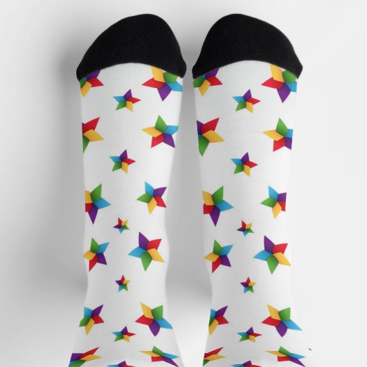 Sternmuster Socken (Oben)