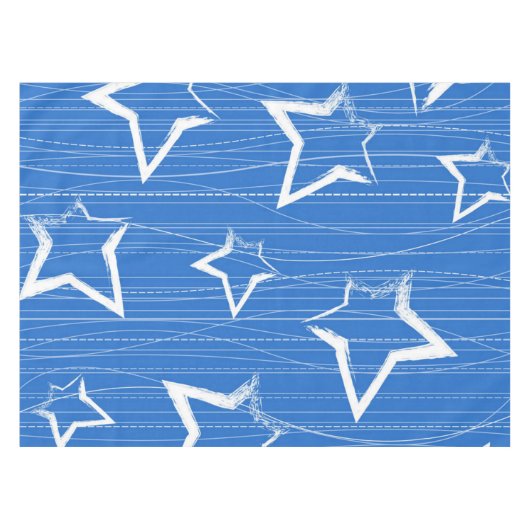 Sternmuster Tischdecke (Vorderseite (Horizontal))