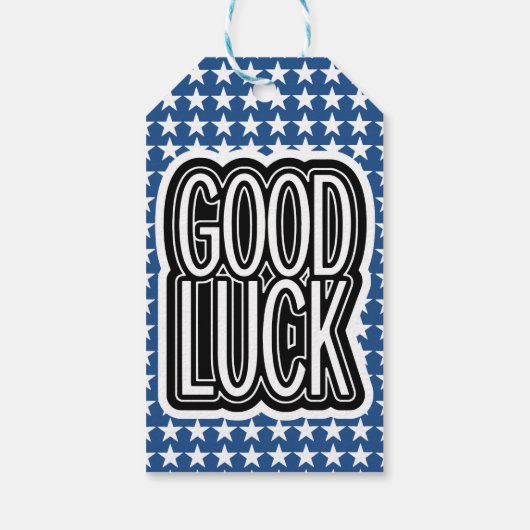 Sternmuster und Lüge Geschenkanhänger (Rückseite)