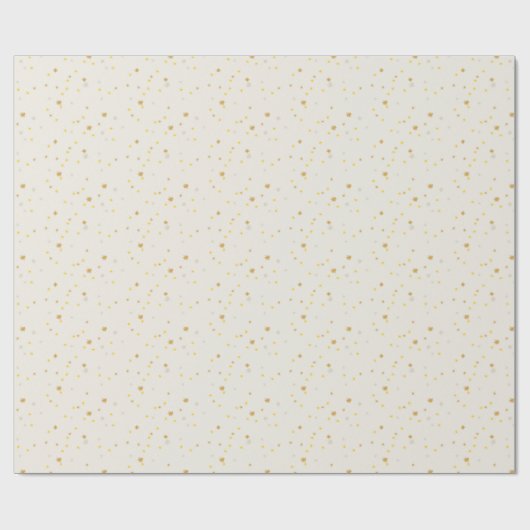 Sternmuster (von weiß) geschenkpapier (Flach)