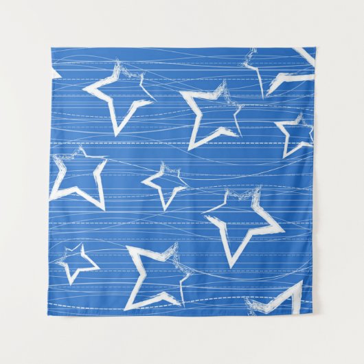 Sternmuster Wandteppich (Vorderseite (Horizontal))