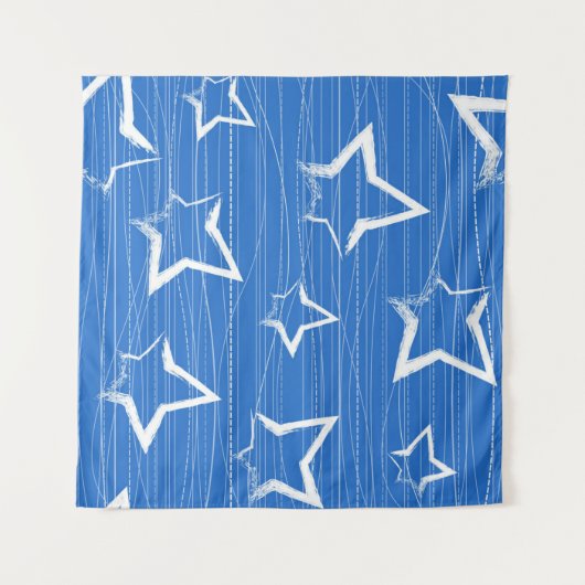 Sternmuster Wandteppich (Vorderseite)