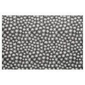 Sternmuster - Weiß auf Schwarz Stoff (Yard (91,4 cm))