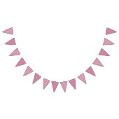 Sternmuster weiß transparent + Ihr Hintergrund Wimpelkette (Alle)