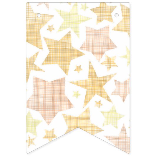 Sternmuster Wimpelkette (Zweite Fahne)