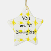 STERNORMUNG - SIE SIND MEIN SCHMERZSTAR KERAMIK ORNAMENT (Rechts)
