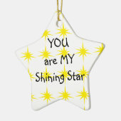 STERNORMUNG - SIE SIND MEIN SCHMERZSTAR KERAMIK ORNAMENT (Links)