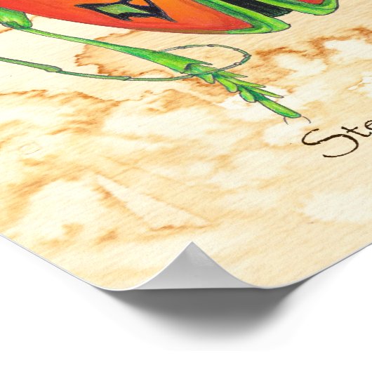 Sternotomis Imperialis Poster (Ecke)