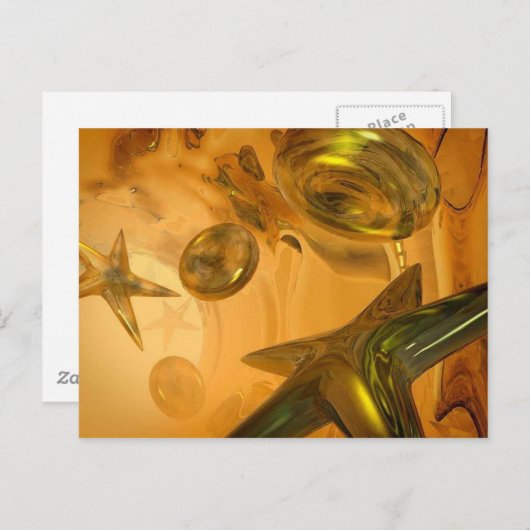 Sternpostkarte Postkarte (Vorne/Hinten)