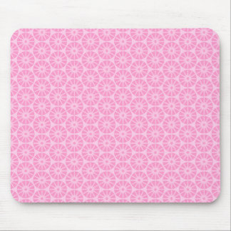 Sternrad-Muster - Pink-Farbtöne Mousepad