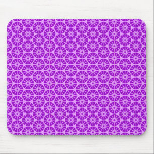 Sternradmuster - Lila Farbschattierungen Mousepad