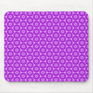 Sternradmuster - Lila Farbschattierungen Mousepad
