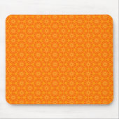 Sternradmuster - Orangefarbene Farbtöne Mousepad (Vorne)