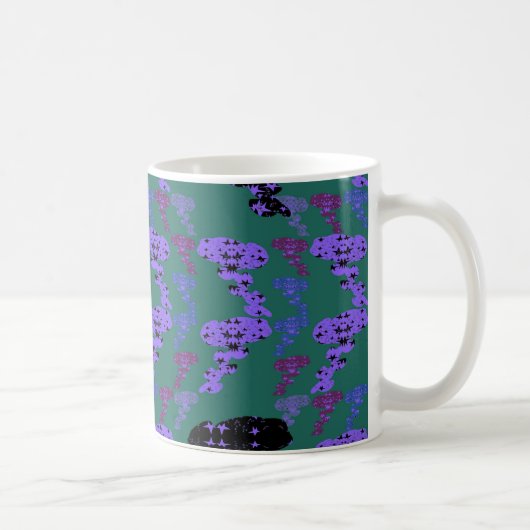 Sternrosen Kaffeetasse (Rechts)