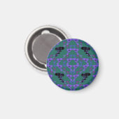 Sternrosen Magnet (Vorderseite/Rückseite)