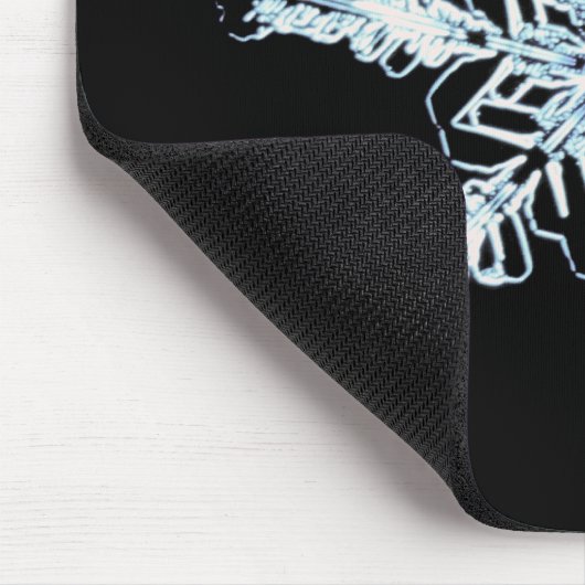 Sternschneekristall Mousepad (Ecke)