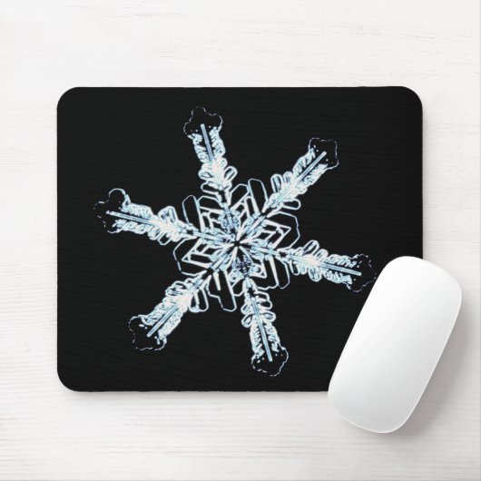 Sternschneekristall Mousepad (Mit Mouse)
