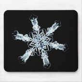 Sternschneekristall Mousepad (Vorne)