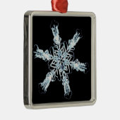 Sternschneekristall Ornament Aus Metall (Rechts)