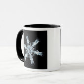 Sternschneekristall Tasse (Vorderseite Links)