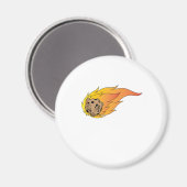 Sternschnuppe Meteroit Magnet (Vorderseite/Rückseite)