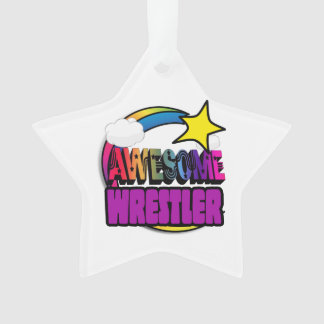 Sternschnuppen-Regenbogen-Tollboxer-Ringer Ornament