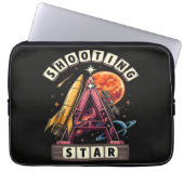 Sternschnuppen Weltraum Laptopschutzhülle (Vorderseite)