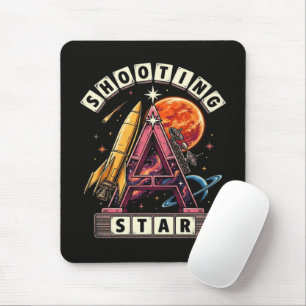 Sternschnuppen Weltraum Mousepad