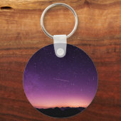 Sternschuss am Himmel Schlüsselanhänger (Vorderseite)