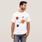 Sternschuss im Weltraum T-Shirt (Vorne ganz)