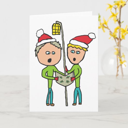 Sternsingen Karte (Gelbe Blume)