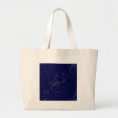 Sternskorpio Jumbo Stoffbeutel (Vorne)